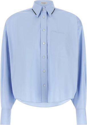 Brunello Cucinelli Mujer, Blusas y Camisas, Azul, Talla: S