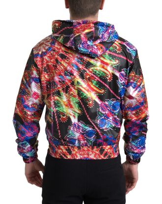 Dolce & Gabbana Multicolor Hooded Sweatshirt Mens Sweater