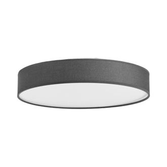 Lindby Lindby L&aacute;mpara De Techo saira En Gris Textura, Tela, Tejido, Seda