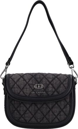 La Carrie Tassen.. Zwart - Dames - Schoudertassen - Zwart - ONE Size - Denim - Tassen