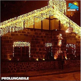 Trade Shop Trade Shop - Caldo 250 X 75 Cm Fino Prolungable 50mt 126 Led
