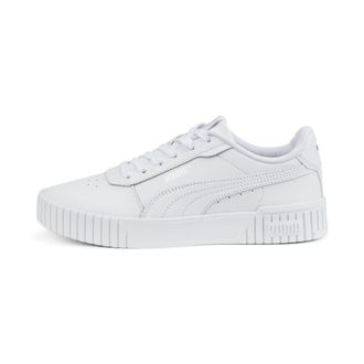 Puma Puma Women Carina 2.0 Sneakers, Puma White-Puma White-Puma Silver, 8.5 UK
