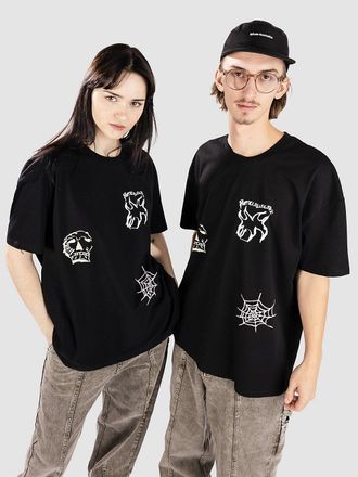 Poetic Collective Three Prints T-Shirt schwarz
