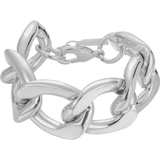 st. Moran Chunky Curb Chain Bracelet in Silver at Nordstrom