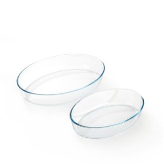 Pasabahce Set teglie In vetro, da 2 pezzi