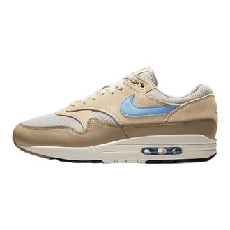 Nike Nike Mens Air Max 1 Shoes, Light Bone/Sanddrift/Khaki/Psychic Blue, 10.5 UK