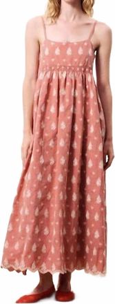 FRNCH Santa Dress In Terracotta