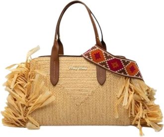 Miu Miu Pre-owned Satchel - - Pre-owned - Donna - Beige - ONE SIZE