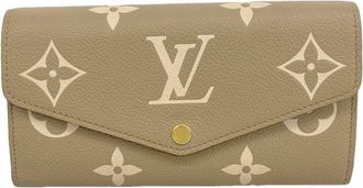 Louis Vuitton Cream Tourterelle Long Wallet (Bi-Fold) (Pre-Owned)