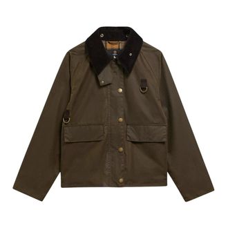 Barbour Spey Waxed Jacket - Dames - Jassen - Groen - Maat: M Katoen