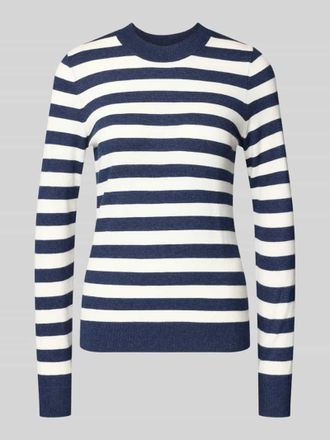 Christian Berg Strickpullover mit Rundhalsausschnitt in Dunkelblau, Größe XL