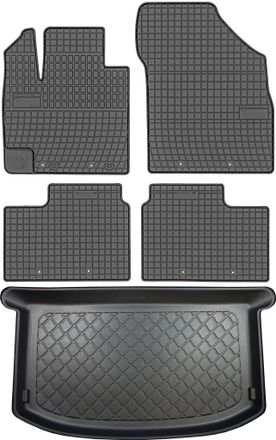 OEM Suzuki Ignis Iii Hatchback Desde Enero De 2017. Juego De Alfombrillas De Goma Para Coche + Alfombrilla Para Maletero