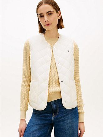 Tommy Hilfiger Shiny Lightweight Padded Quilted Gilet