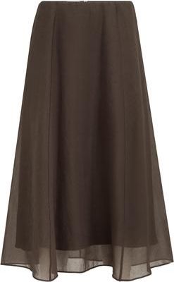 Brunello Cucinelli Circle skirt in Cocoa at Nordstrom, Size 42 It