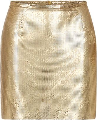 Paco Rabanne Minirok - Dames - Korte rokken - Geel - S - Rokken