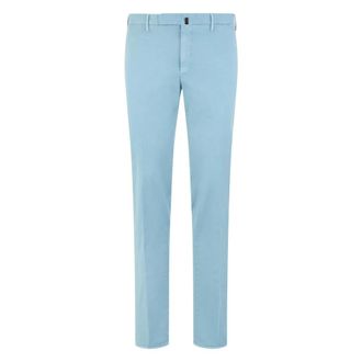 Slowear Chinos, male, Blue, Size: XL Slim Fit Cotton Pants