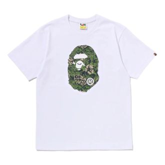 A Bathing Ape Resort Ape Head Relaxed Fit T-Shirt White 0ZXTEM321101QWHX