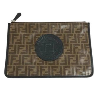 Fendi Pre-owned Clutches, unisex, Brown, Size: ONE SIZE Pre-owned Clutch Bag