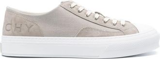 Givenchy City low-top sneakers - men - Fabric/Rubber/Calf Leather/Calf Suede/Fabric - 41 - Grey