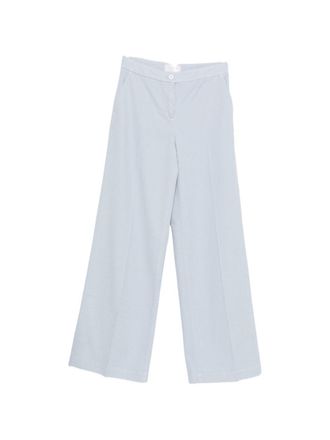 Via Masini 80 Baumwollhose mit weitem Bein