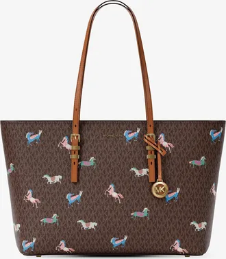 Michael Kors Quinn Large Signature Logo Tote Bag