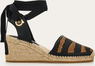 Ferragamo Women Espadrilles Black Size 10.5