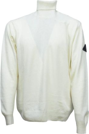 Roy Rogers Turtleneck Sweater - Heren - Coltruien - Wit - 3XL - Wol - Truien & Vesten
