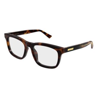 Gucci Rechthoekig Optisch Montuur - Heren - Brillen - Bruin - 54 MM - Accessoires