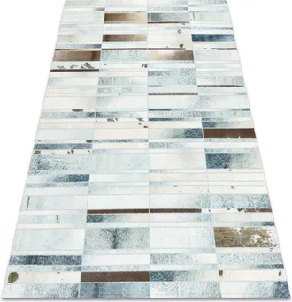 RugsX Rugsx - Alfombra Patchwork 21717 Beige - Piel De Vacuno, Tableros Beige 120x170 Cm