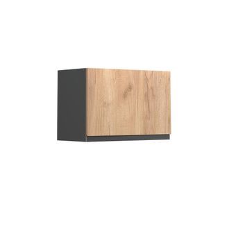 Vicco Armario Colgante R-line, Roble Dorado, 60 Cm En Forma De J, Plano