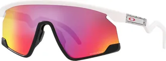 Oakley Unisex Bxtr Sunglasses In Matte White / Matte Black Prizm Road