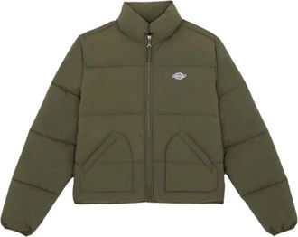 Dickies Summerdale Sweatshirt - Dames - Winterjassen - Groen - M - Katoen - Jassen