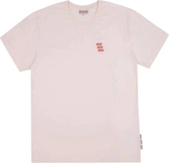 Bisous Skateboards Tops, Heren, Roze, S, Katoen, X3 Used Pigment