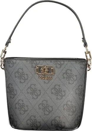 Guess Black Polyurethane Women Womens Handbag