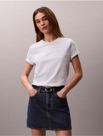 Calvin Klein Jeans Calvin Klein Womens Archive Logo T-Shirt - Light/Pastel Blue - XL