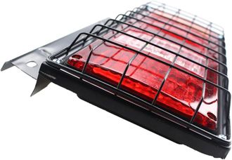 OEM Juego De 2 Luces Traseras Led De 32 Led Con Rejilla De Hierro Para Cami&oacute;n Y Remolque, Luz De Freno, Intermitente, Luz De Marcha Atr&aacute;s, Alto Brillo, 24