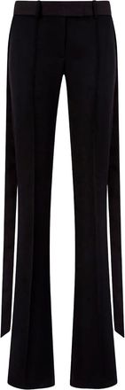 The Attico Pantaloni con passanti per cintura - Nero