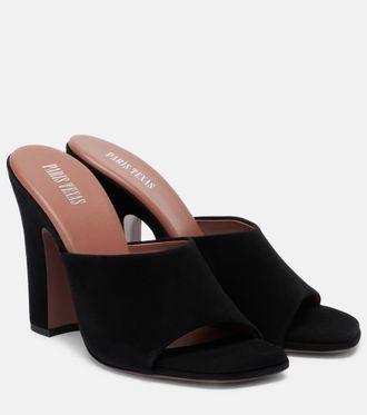 PARIS TEXAS Ava suede mules