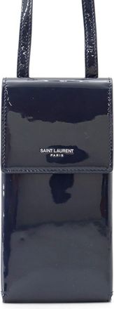 Saint Laurent Navy Patent Leather Shoulder Bag (Pre-Owned)