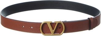 Valentino VLogo Signature Leather Belt