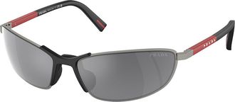 Prada PS55ZS 5AV07G Mens Sunglasses Gunmetal Size 60