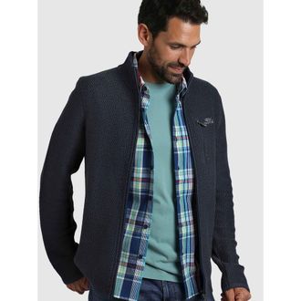 Weird Fish Transom Full Zip High Neck Jacket in Navy at Nordstrom, Size Xxx-Large