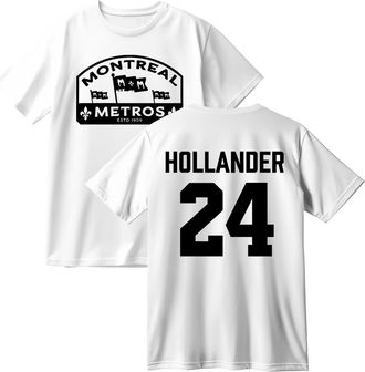 Generic Heated Rivalry Shane Hollander 24 Cotton T-Shirt Men Women Short Sleeve Crewneck Casual Trendy Tee (White,XL)