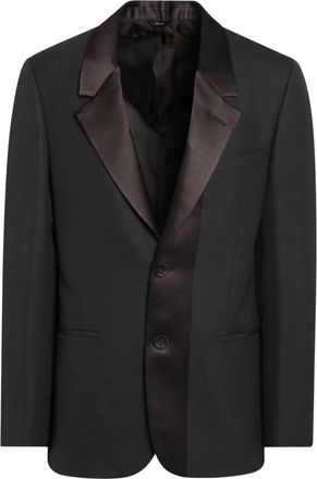 Fendi Bruine Monopetto Jassen - Heren - Blazers - Bruin - L - Jassen