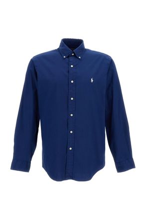 Polo Ralph Lauren Ultralight Cotton Twill Shirt with Iconic Pony Logo