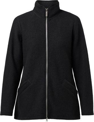 Ivanhoe of Sweden Brodal Long Classic Wolljacke f&uuml;r Damen | schwarz