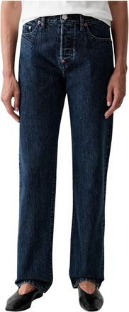 Kenzo Signature Straight Jeans - Dames - Regular Fit Jeans - Blauw - W27 - Katoen - Jeans