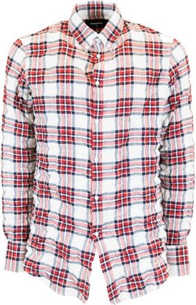 Dsquared2 Multicolour Camicia Shirt - Heren - Casual Overhemden - Veelkleurig - M - Katoen - Overhemden