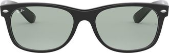 Ray-Ban New Wayfarer 55mm Rectangular Sunglasses in Black /Light Grey at Nordstrom