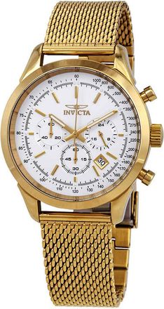 Invicta Speedway Chronograph Silver Dial Mens Watch 25225